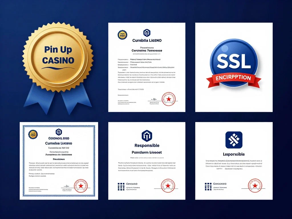 Certificados de seguridad y licencia de Pin Up Casino